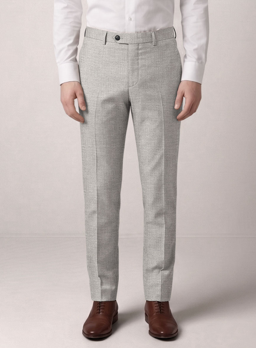 VBC Perennial Pebble Gray Wool Pants - StudioSuits