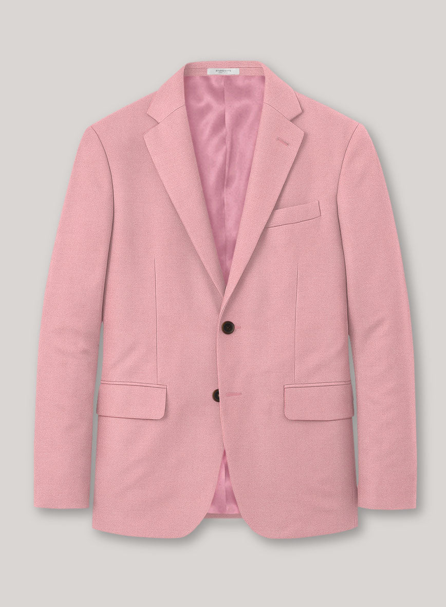 VBC Perennial Rose Pink Wool Jacket - StudioSuits