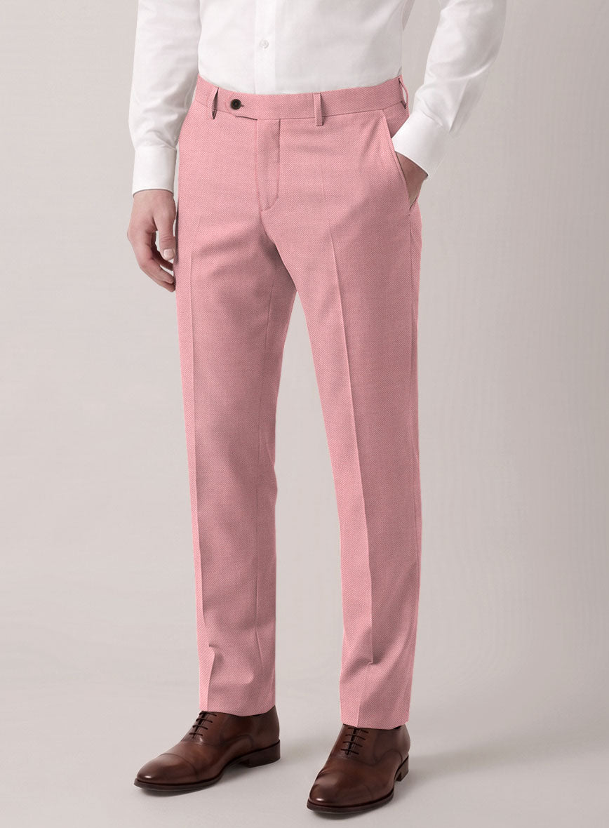 VBC Perennial Rose Pink Wool Pants - StudioSuits
