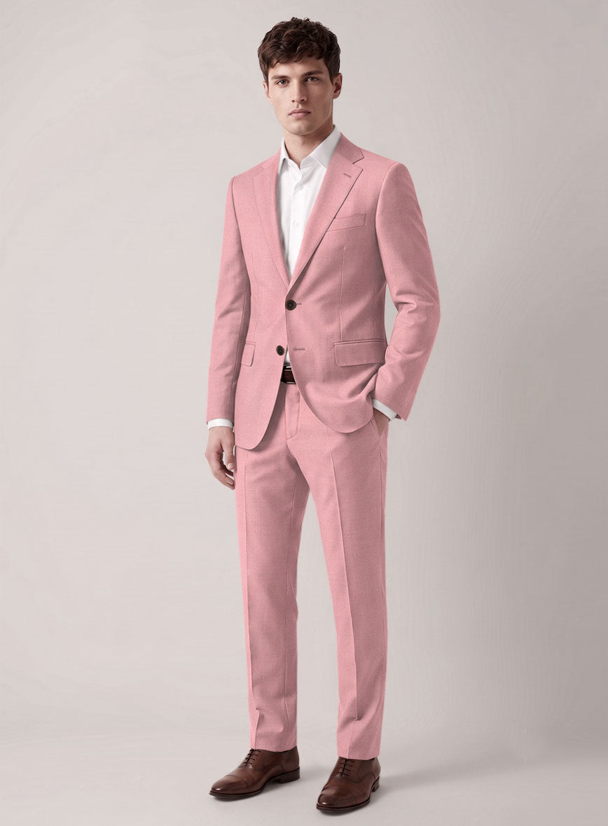 VBC Perennial Rose Pink Wool Suit - StudioSuits