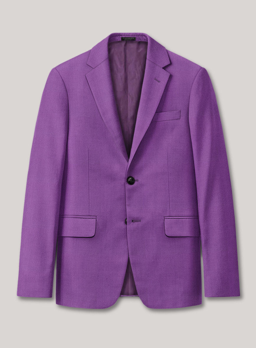 VBC Perennial Violet Wool Jacket - StudioSuits