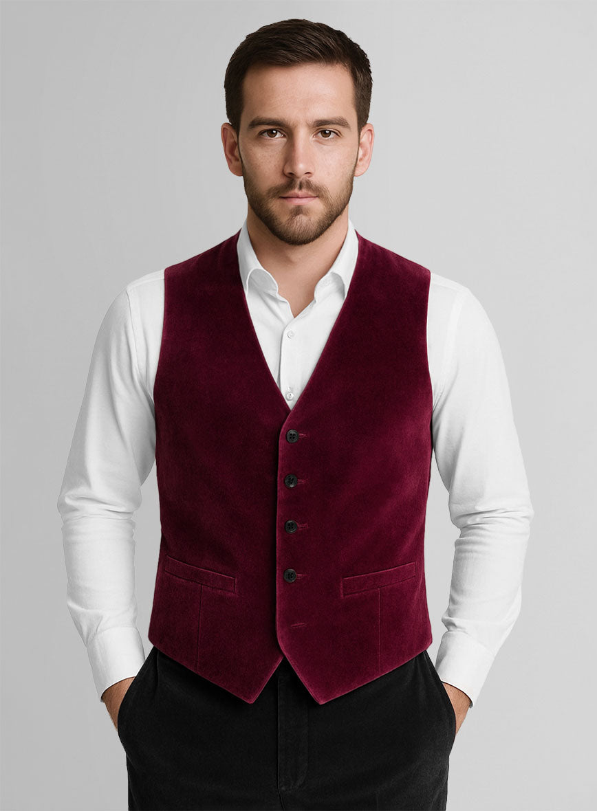 Velvet Waist Coat - StudioSuits