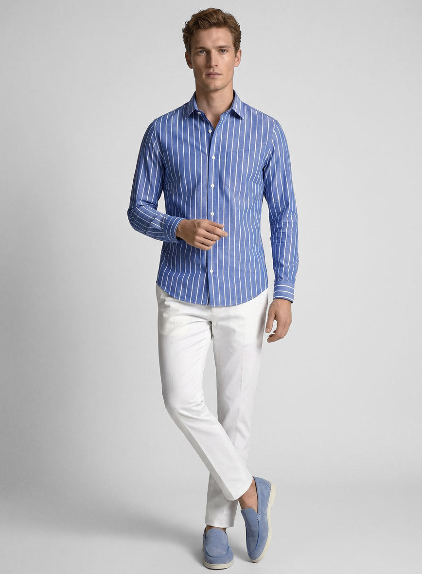 Vertiblue Cotton Shirt - StudioSuits