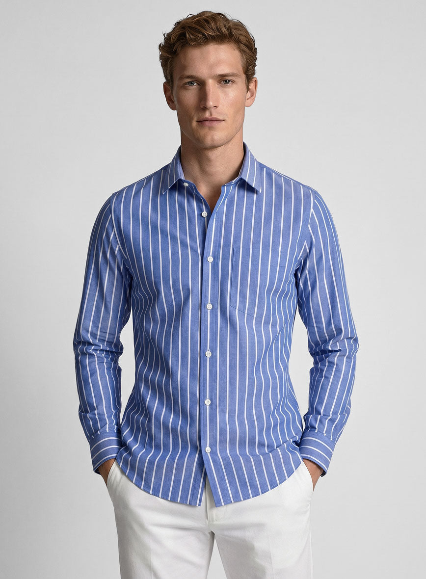 Vertiblue Cotton Shirt - StudioSuits
