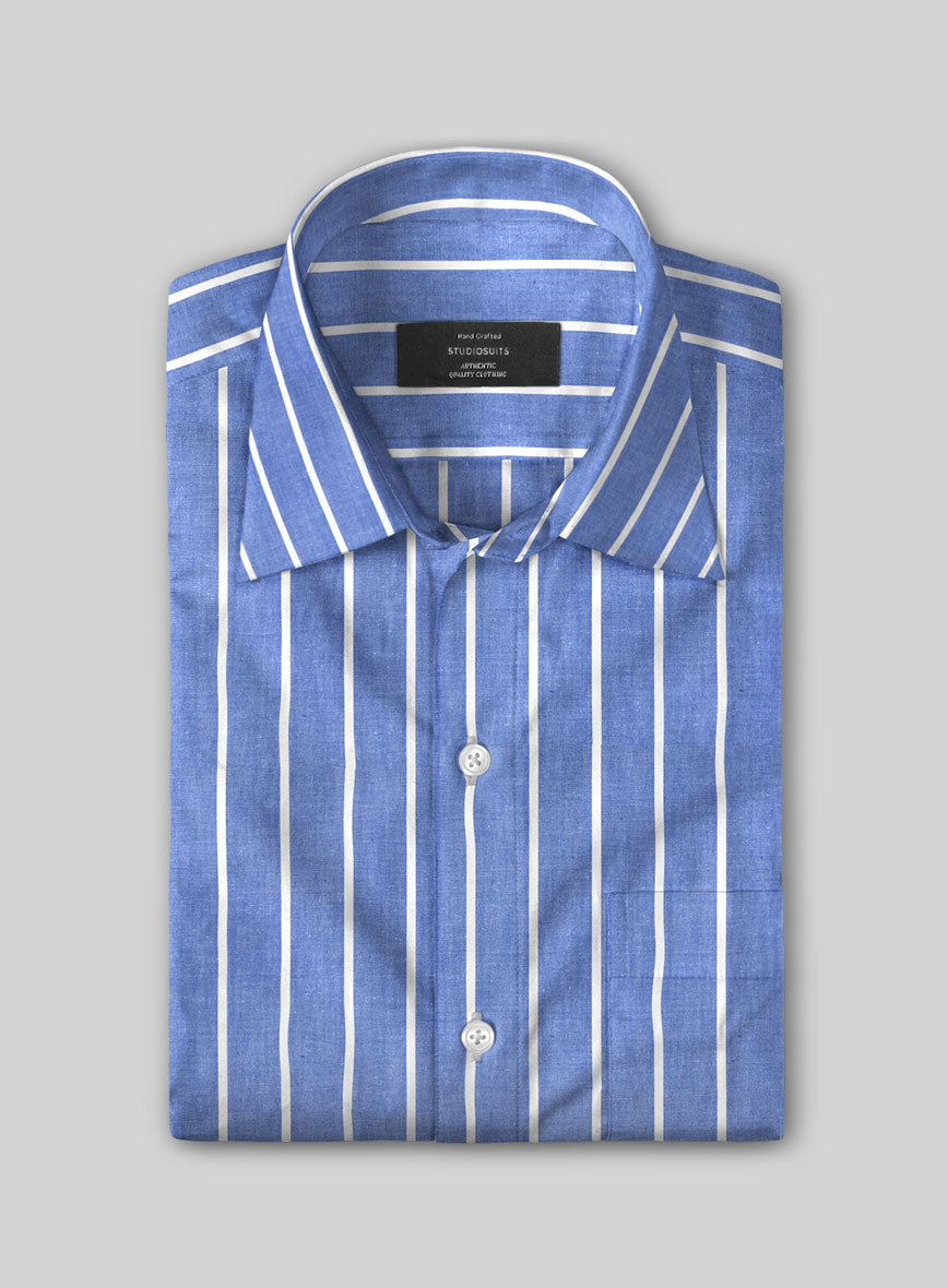 Vertiblue Cotton Shirt - StudioSuits