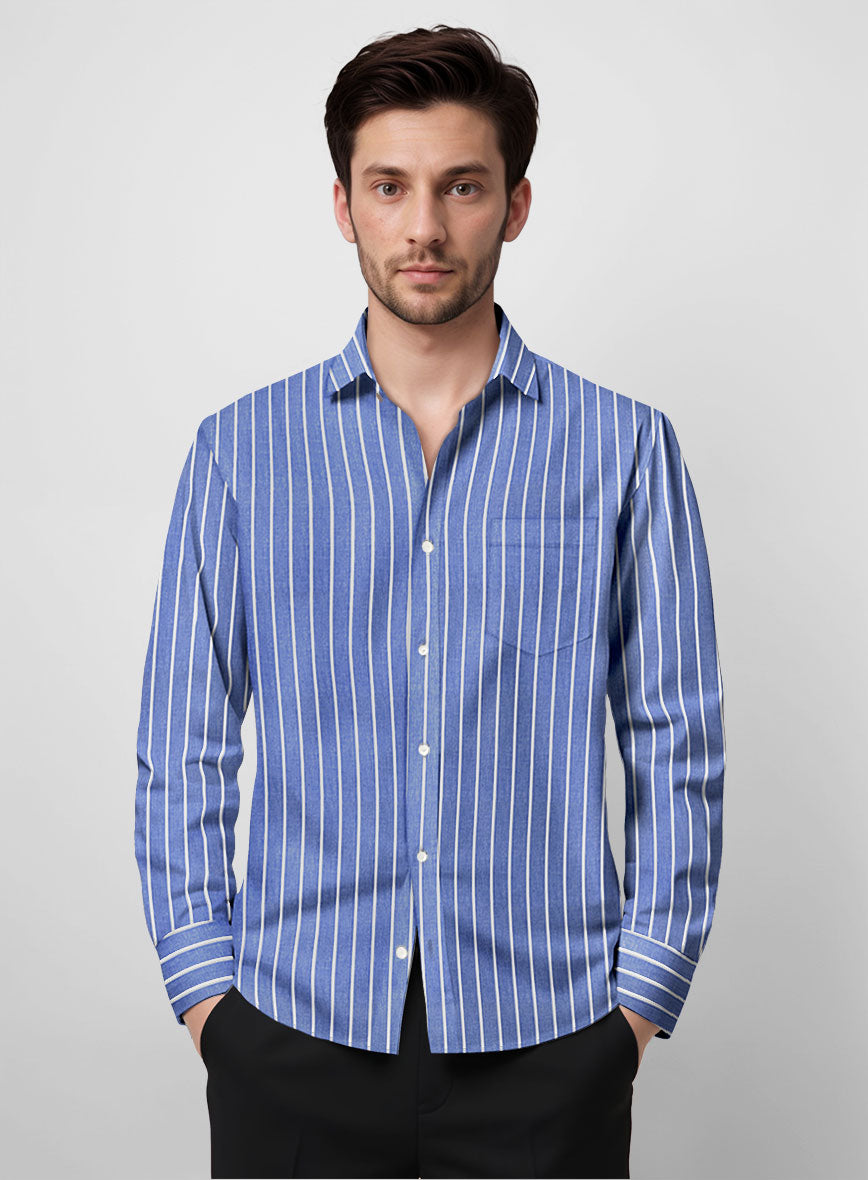 Vertiblue Cotton Shirt - StudioSuits