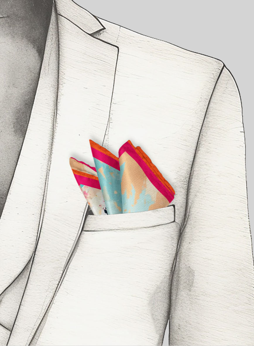 Victory Gallop Silk Pocket Square - StudioSuits