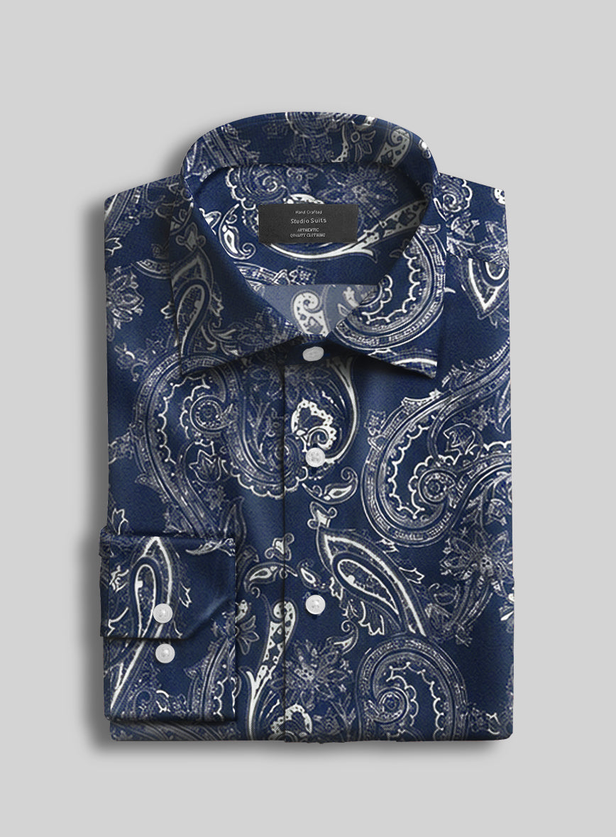 Vincenzo Silk Shirt - StudioSuits