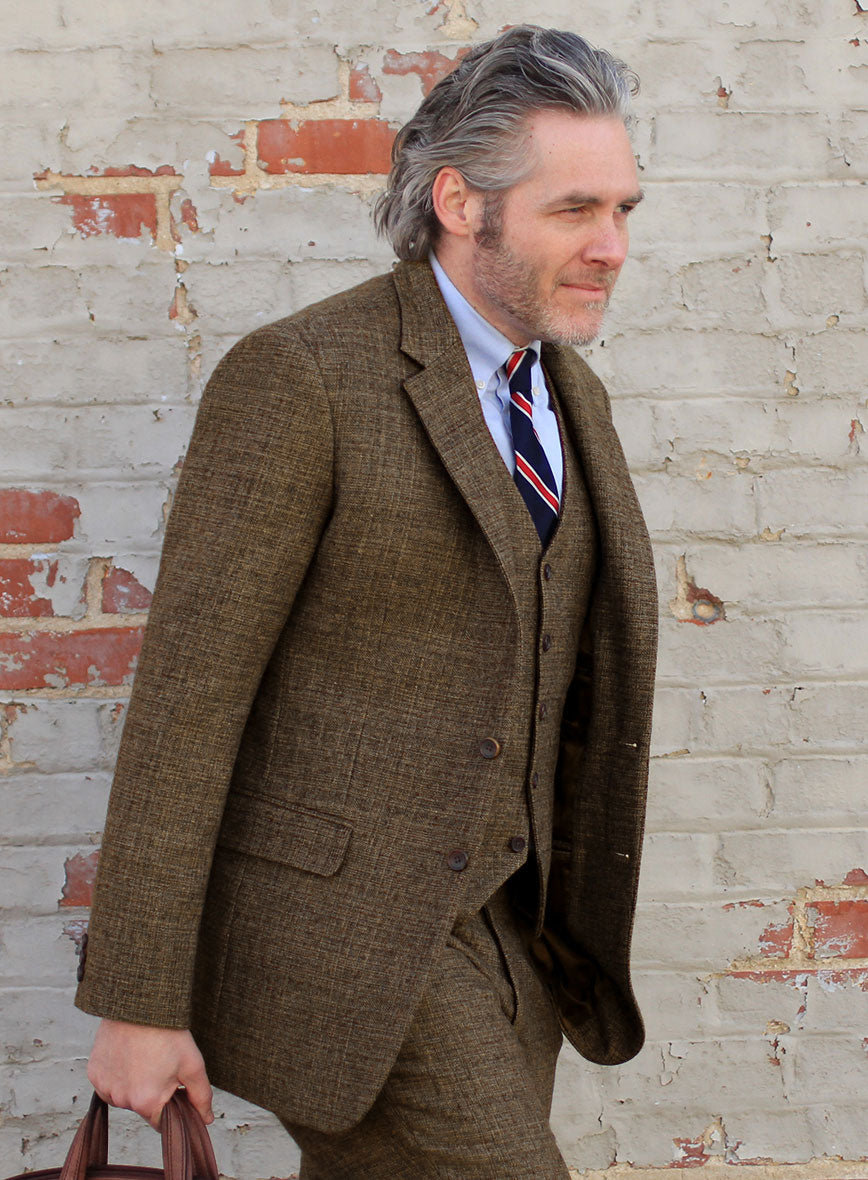 Vintage Glasgow Brown Tweed Jacket - StudioSuits