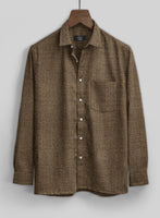Vintage Glasgow Brown Tweed Shirt - StudioSuits