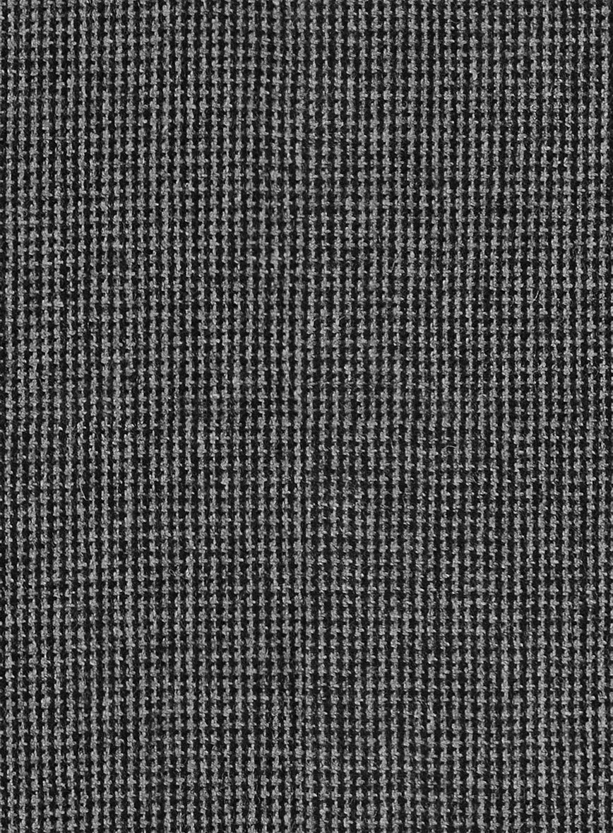 Vintage Gray Macro Weave Tweed Overshirt - StudioSuits