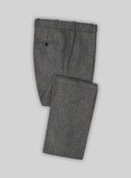 Vintage Herringbone Gray Tweed Pants - StudioSuits