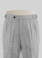 Vintage Plain Gray Highland Tweed Trousers - StudioSuits