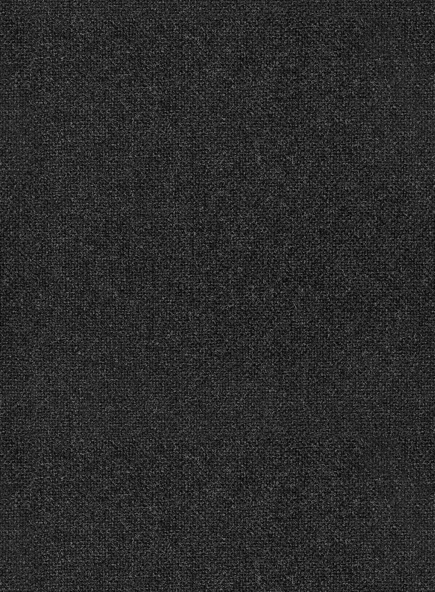 Vintage Rope Weave Charcoal Tweed Suit - StudioSuits