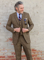 Vintage Glasgow Brown Tweed Jacket - StudioSuits