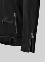 Wanderer Black Riding Leather Jacket - StudioSuits