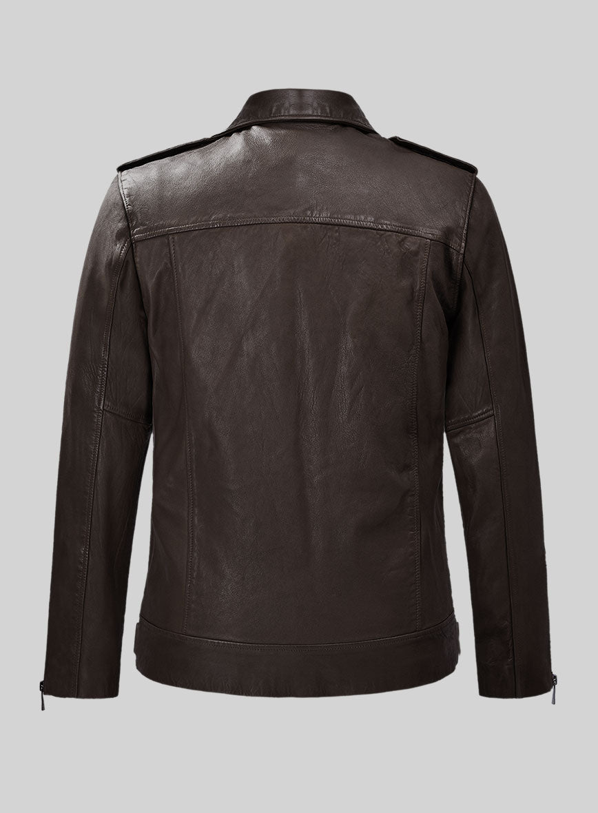 Wanderer Brown Riding Leather Jacket - StudioSuits