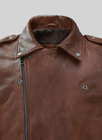 Wanderer Spanish Brown Riding Leather Jacket - StudioSuits