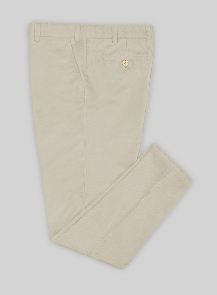 Washed Army Khaki Stretch Chino Pants - StudioSuits