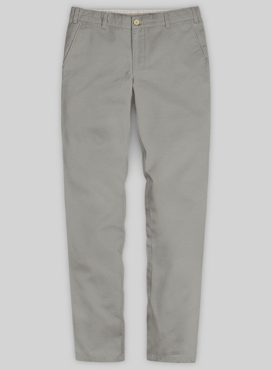 Washed Slate Green Stretch Chino Pants - StudioSuits