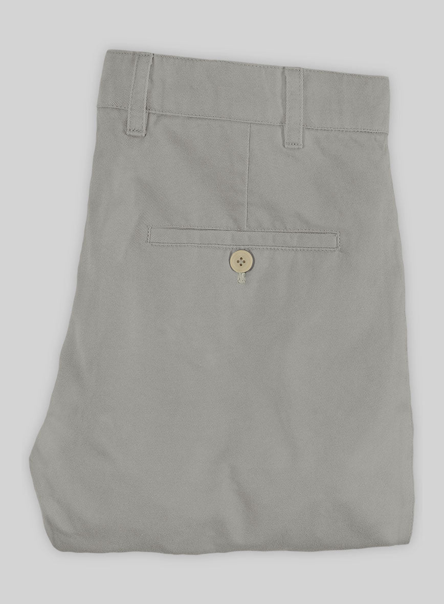 Washed Slate Green Stretch Chino Pants - StudioSuits