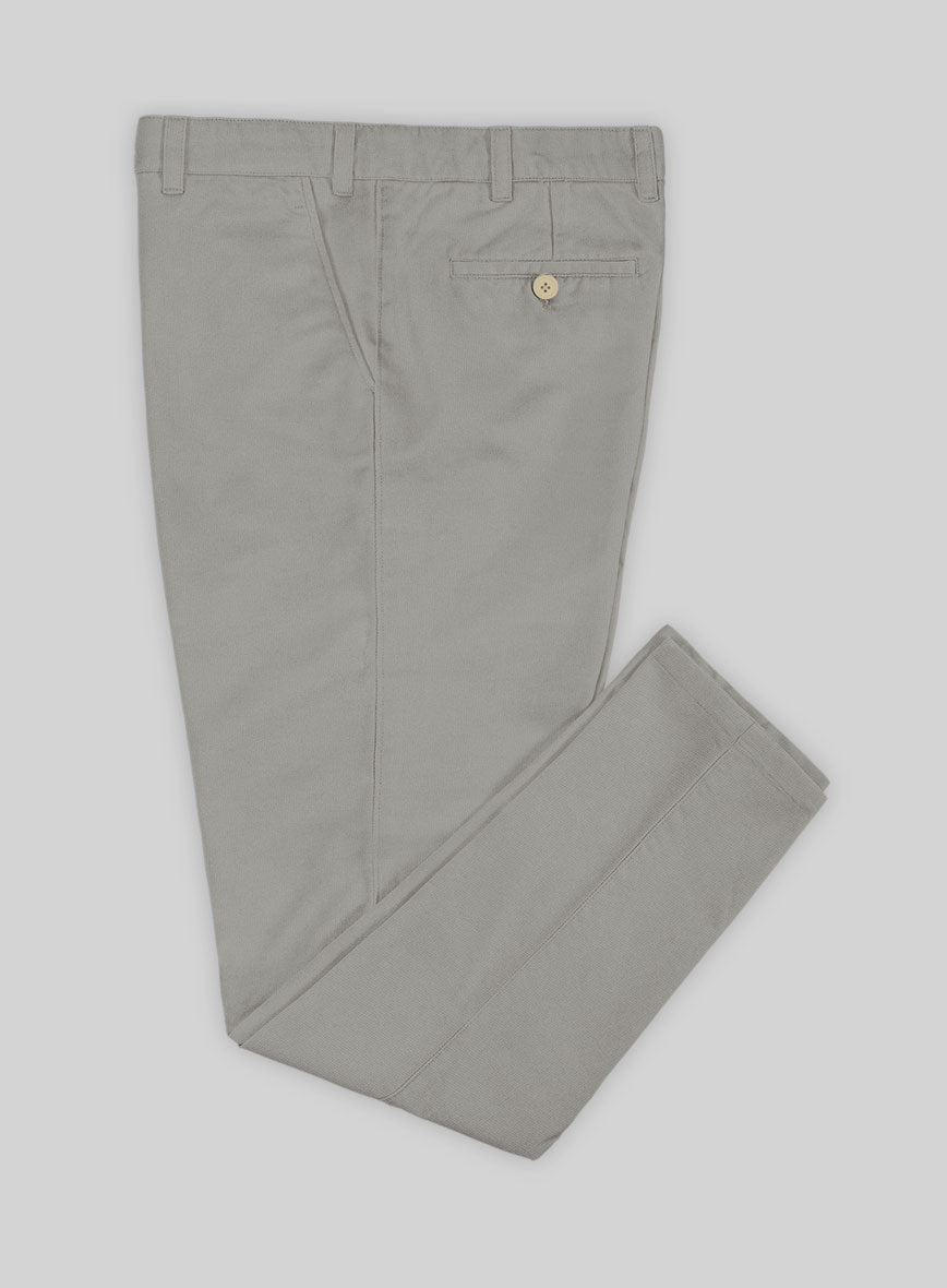 Washed Slate Green Stretch Chino Pants - StudioSuits