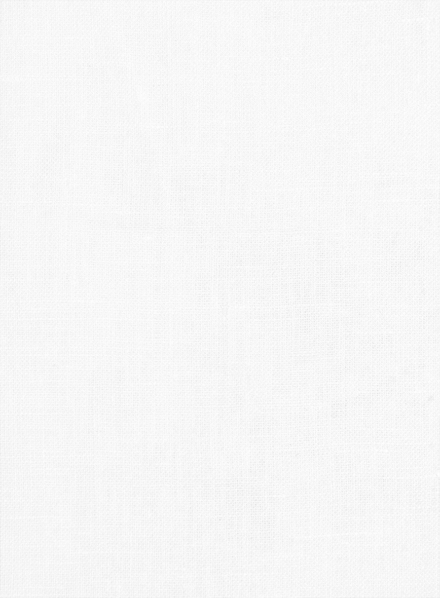 Washed White Linen Shirt - StudioSuits