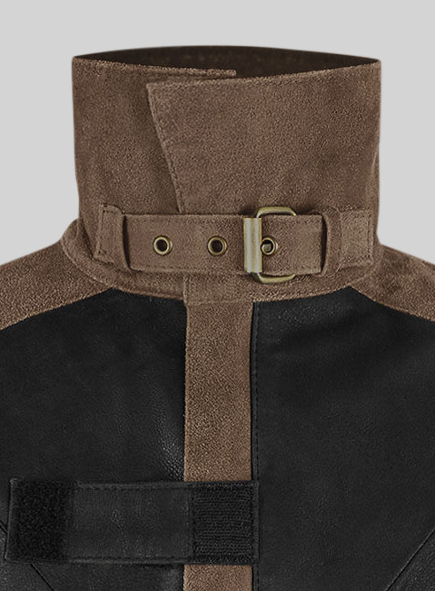 Watch Dog Leather Trench Coat - StudioSuits