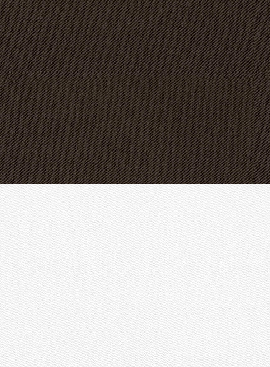 Caffe Brown Cotton Double Breasted Suit - StudioSuits