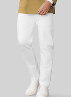 White Khaki Cotton Suit - StudioSuits