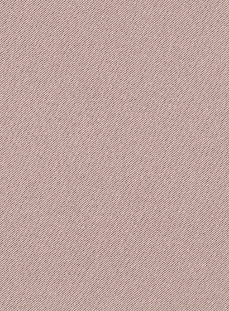 Light Mauve Stretch Chino Double Breasted Jacket - StudioSuits