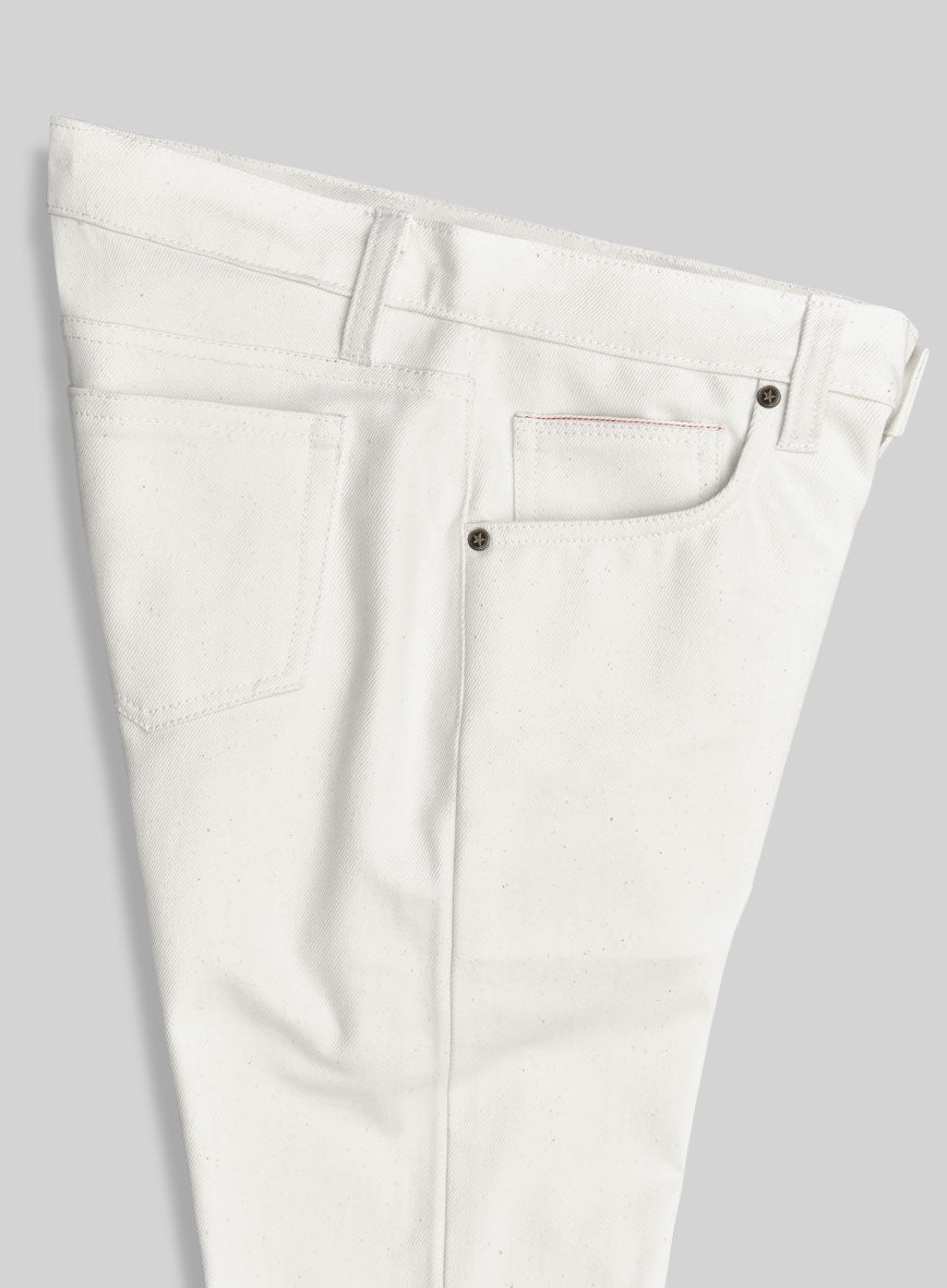 White Selvedge Jeans - StudioSuits
