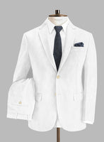 White Thick Corduroy Suit - StudioSuits