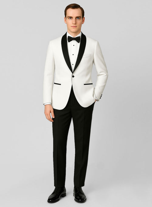 Tuxedo Suit - White Jacket Black Trouser