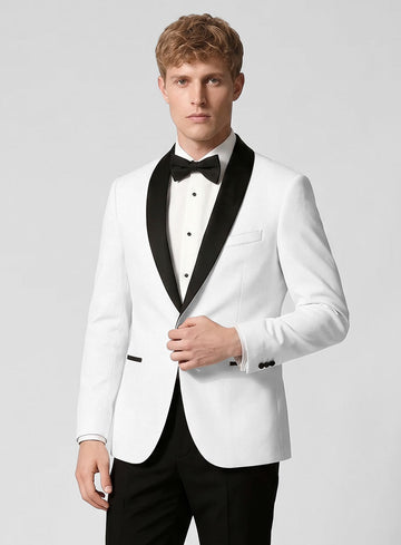 White Tuxedo Jacket - StudioSuits