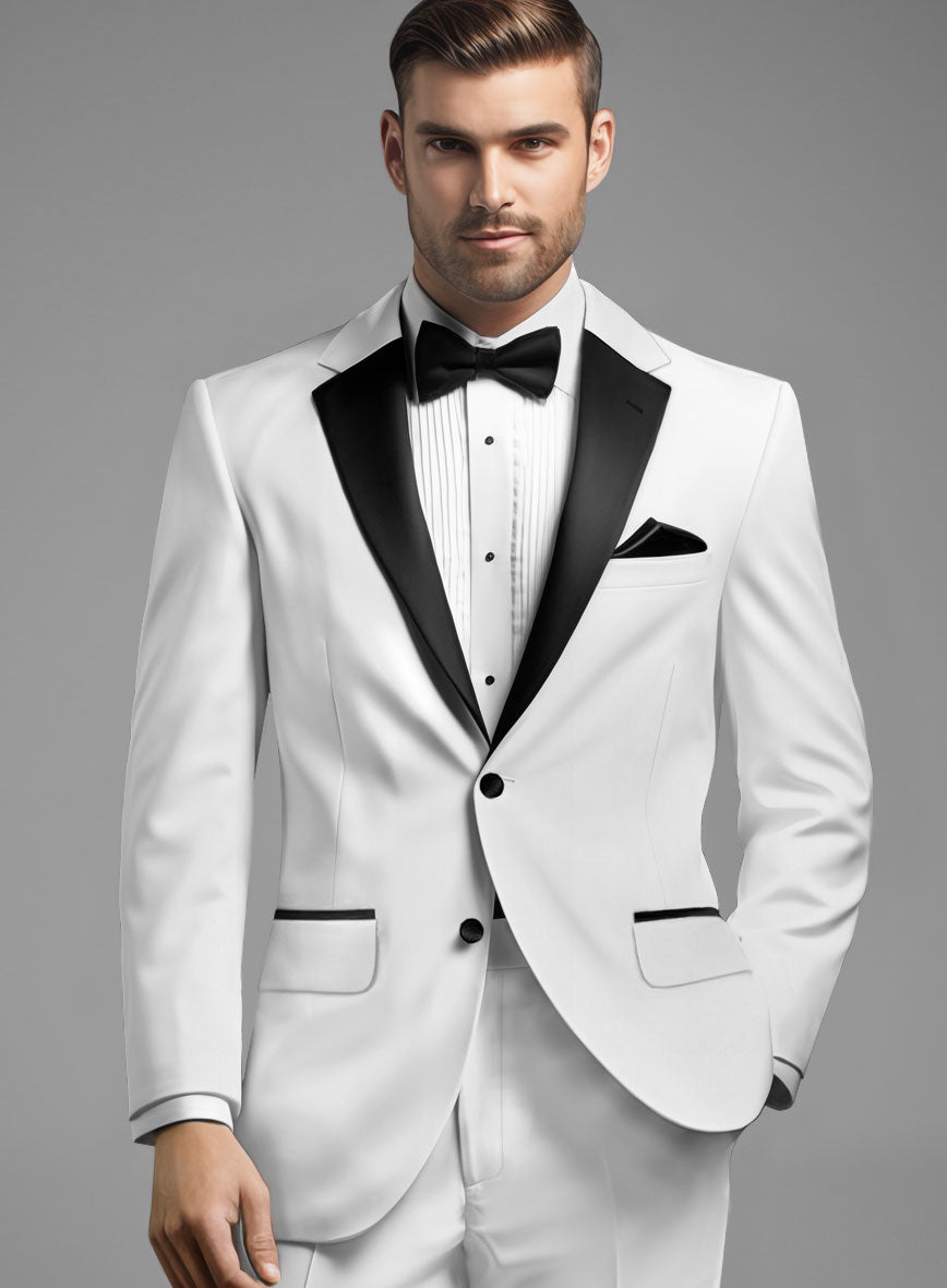 White Tuxedo Jacket - StudioSuits