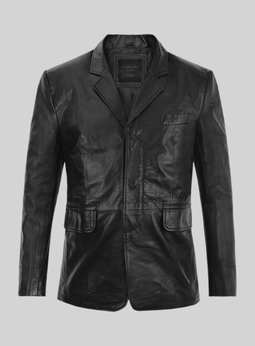 Smith Leather Blazer - StudioSuits