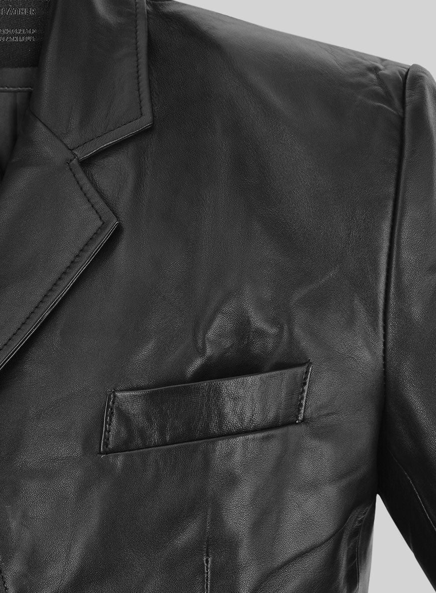 Smith Leather Blazer - StudioSuits