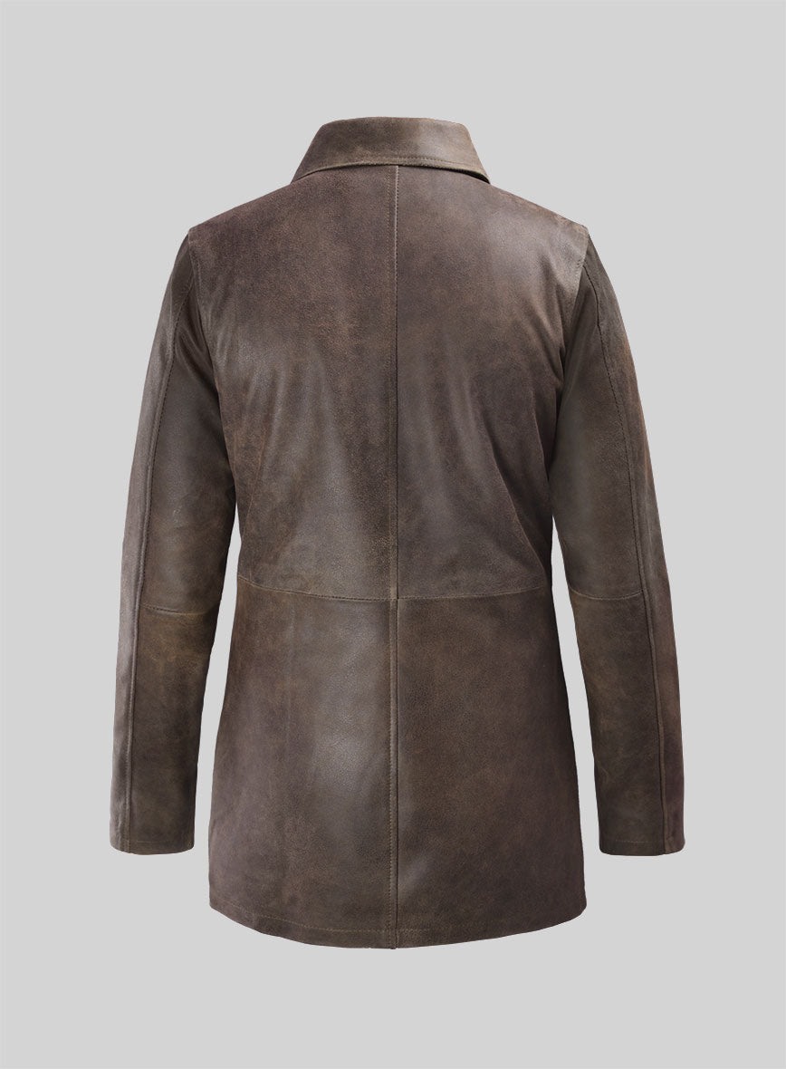 Winchester Leather Trench Coat - StudioSuits