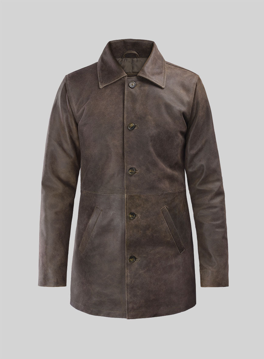 Winchester Leather Trench Coat - StudioSuits