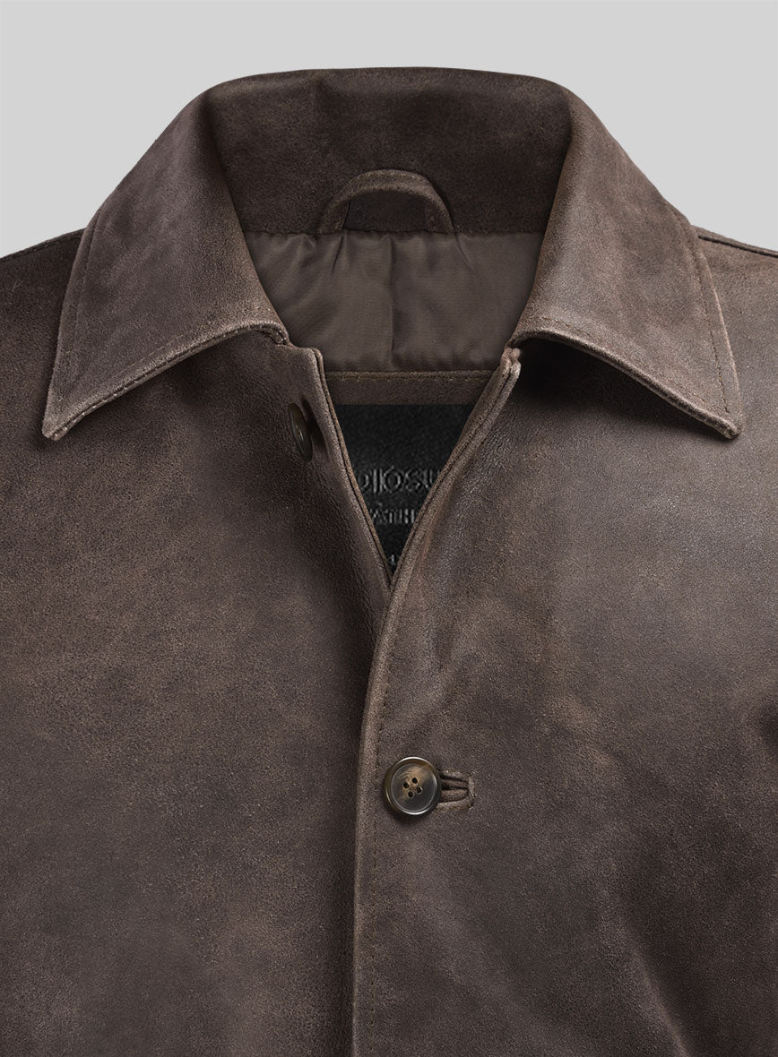 Winchester Leather Trench Coat - StudioSuits