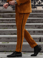 Windsor Tan Velvet Tuxedo Suit - StudioSuits