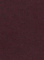 Wine Herringbone Tweed Jacket - StudioSuits