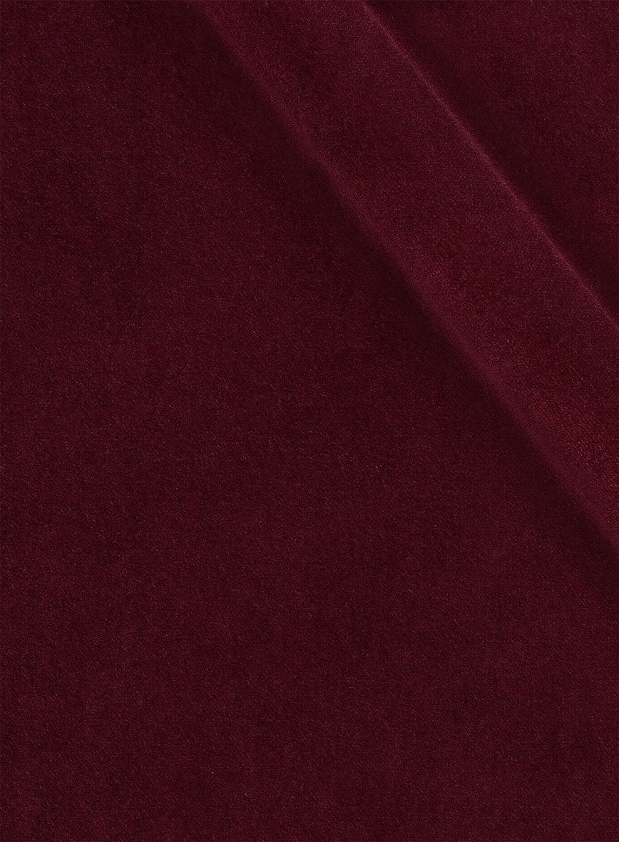 Wine Velvet Suit - StudioSuits