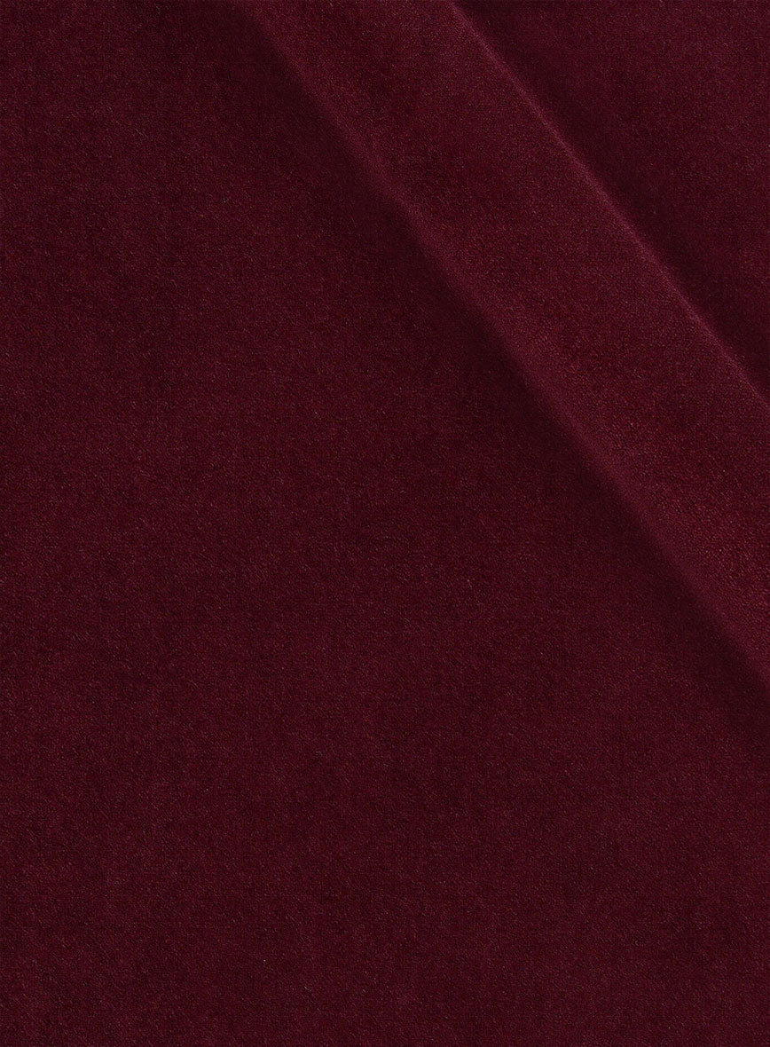 Wine Velvet Tuxedo Suit - StudioSuits