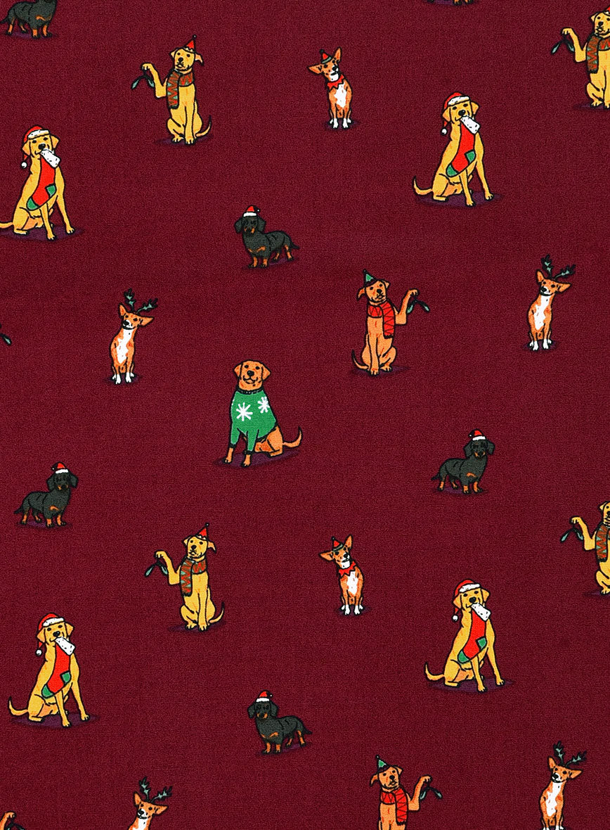 Winter Paws Cotton Shirt - StudioSuits