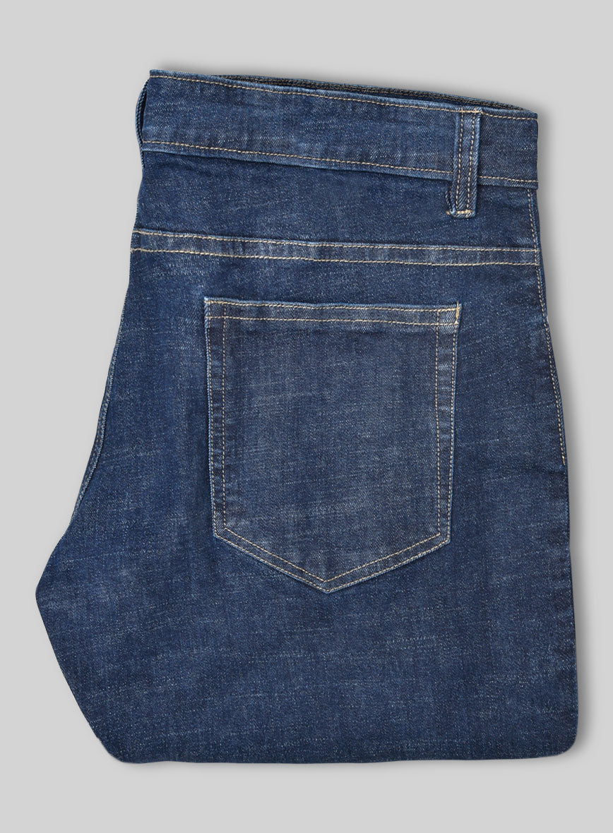 Women's Light Indigo Stretch Denim Jeans - StudioSuits