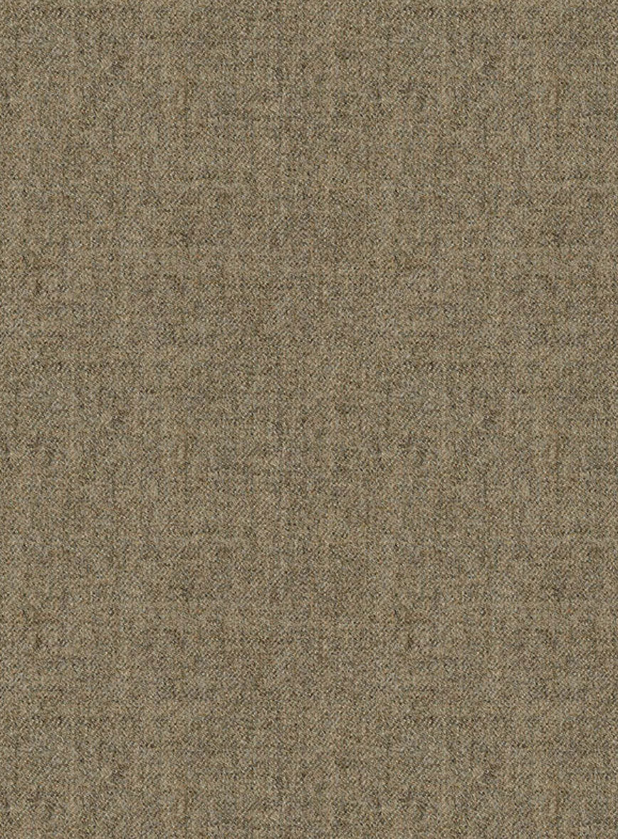 Women's Naples Melange Brown Tweed Overcoat - StudioSuits