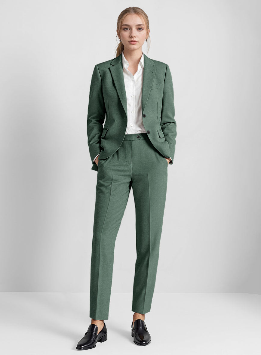 Women's Sage Green Suit - StudioSuits