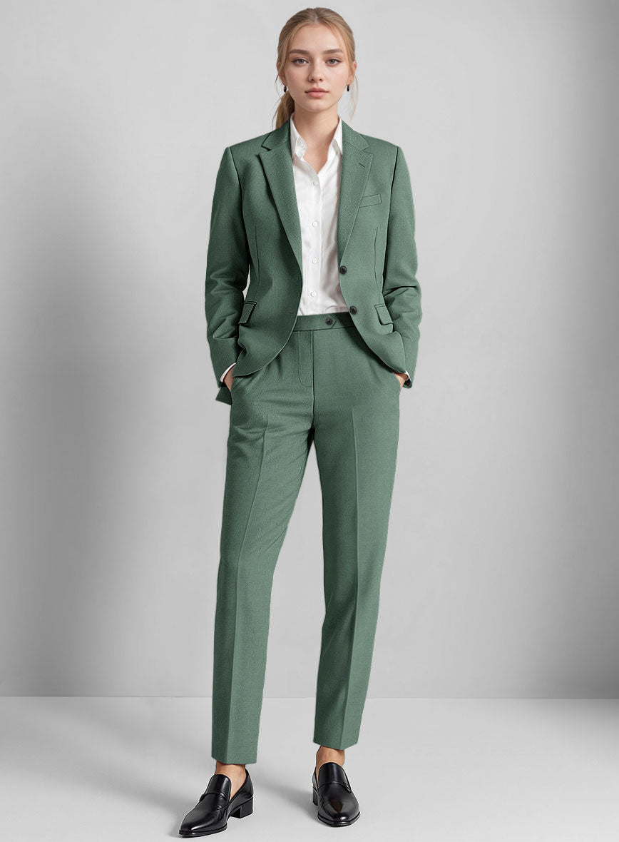 Women's Sage Green Suit - StudioSuits